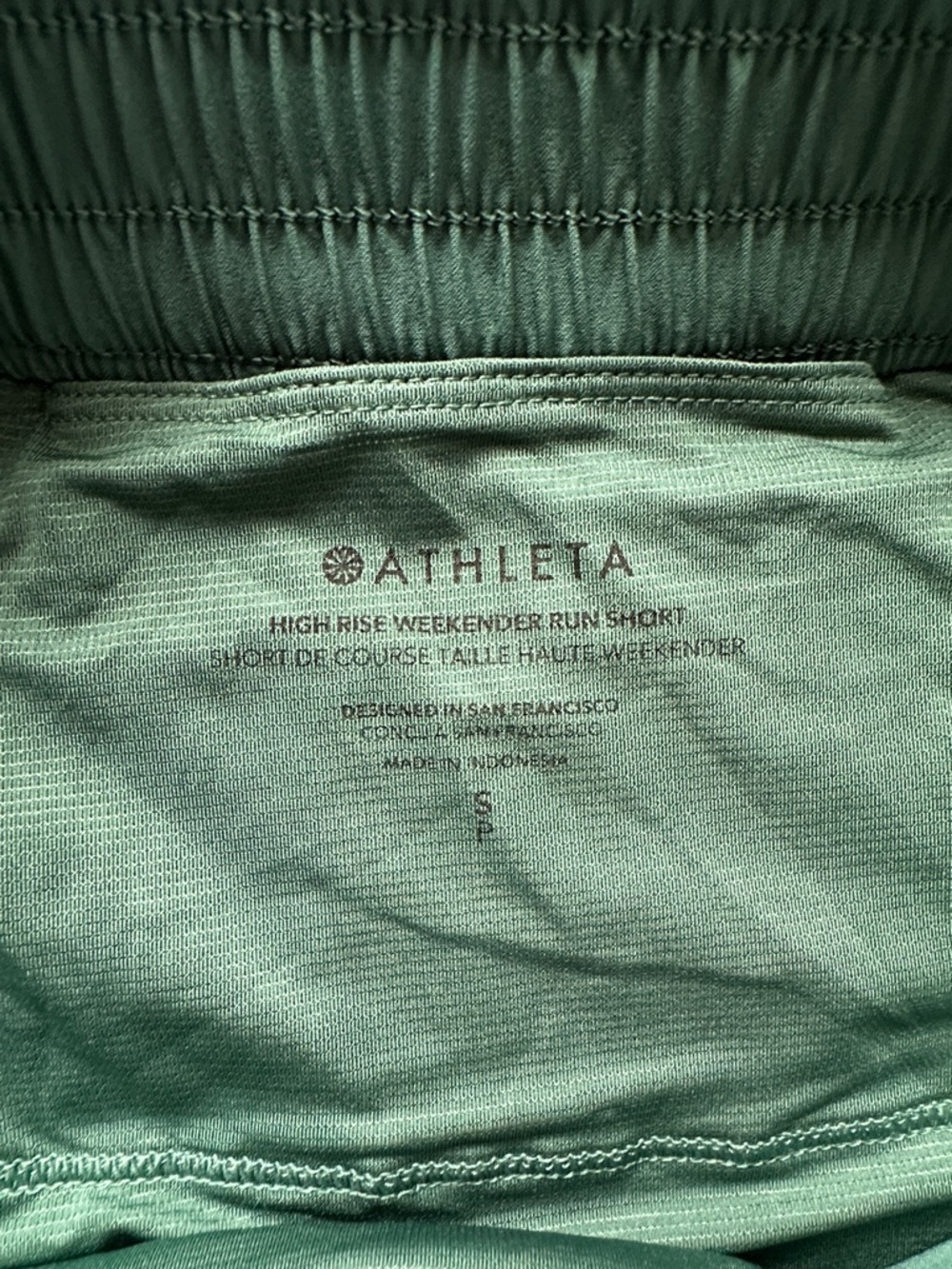 Athleta High Rise Weekender Run Short small - Picture 5 of 7